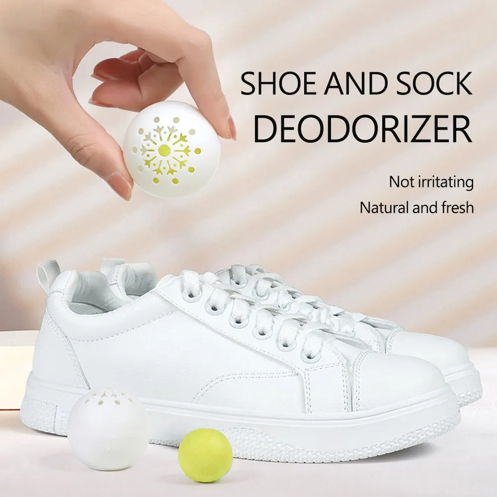 6/12-Pcs Shoe Deodorizer Balls Freshener Mint Scent