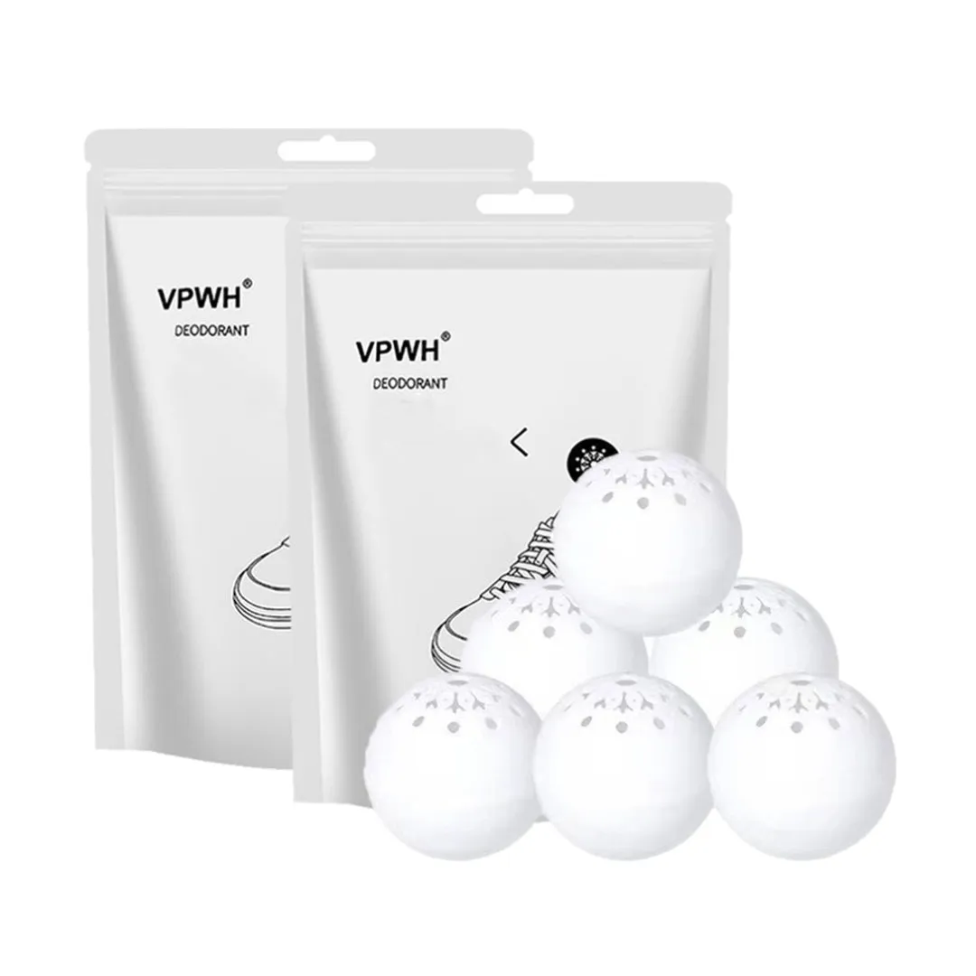 6/12-Pcs Shoe Deodorizer Balls Freshener Mint Scent