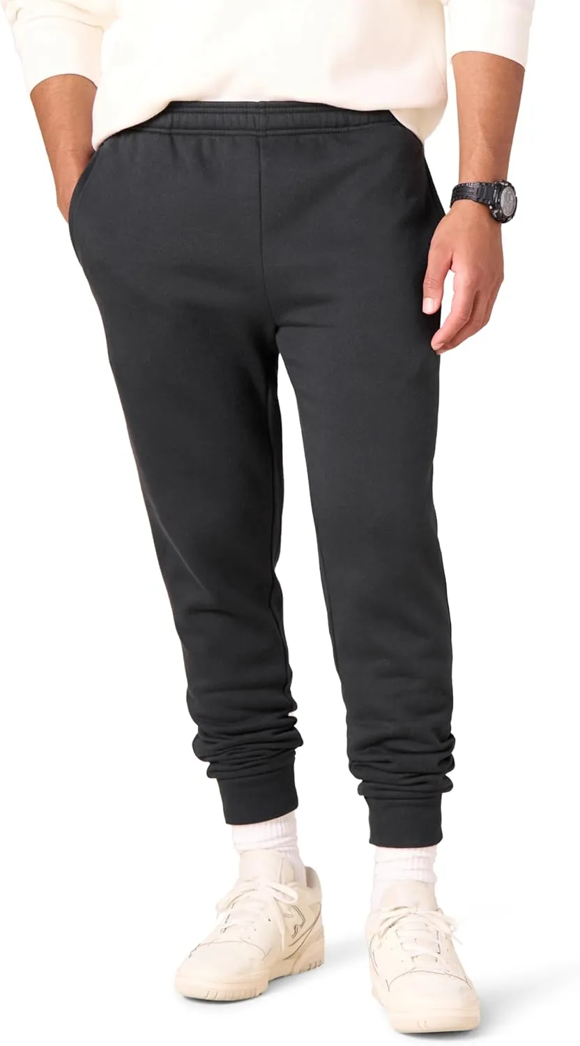 Amazon Essentials Men's Relaxed Joggers Sweatpants, Fleece, Comfortable Fit