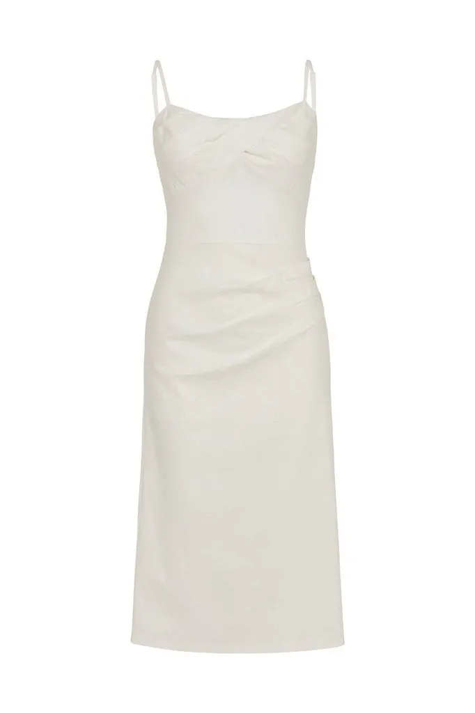 Davina White Wiggle Dress