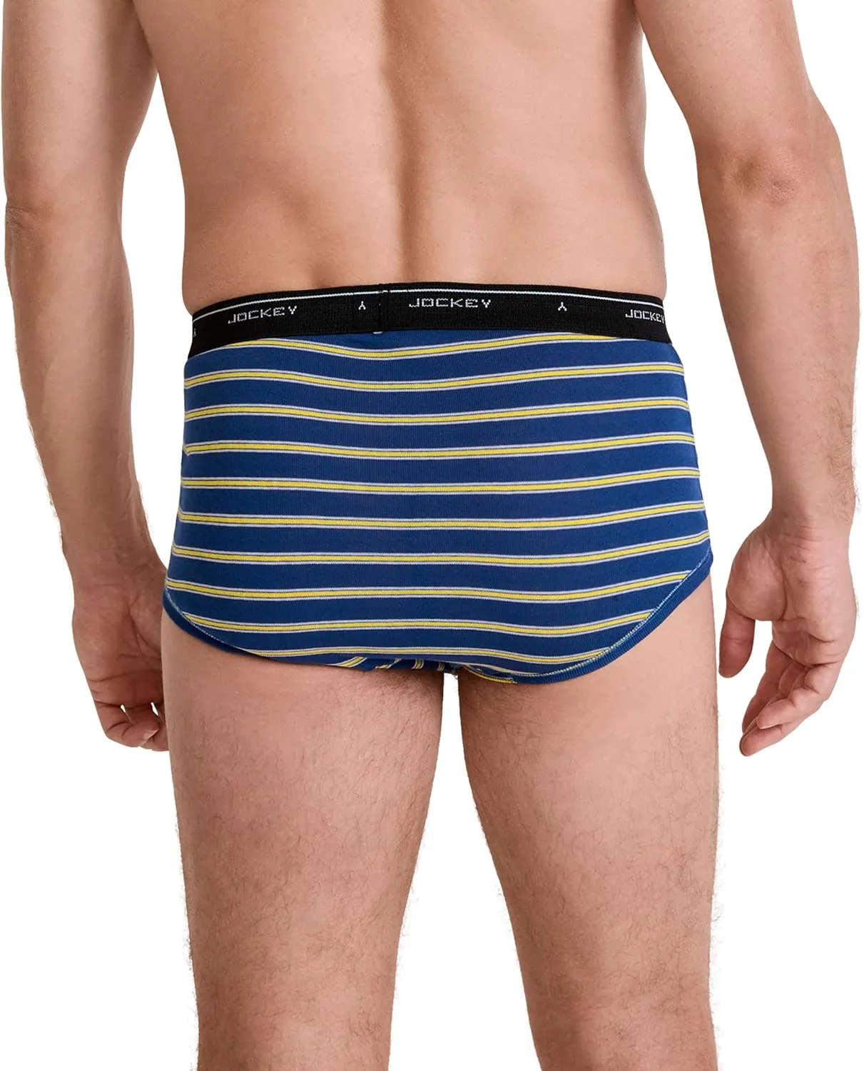 Jockey Mens Underwear Briefs - Classic Full Rise Design, Pack of 3 - Authentic Mens Underwear for Comfort and Quality
