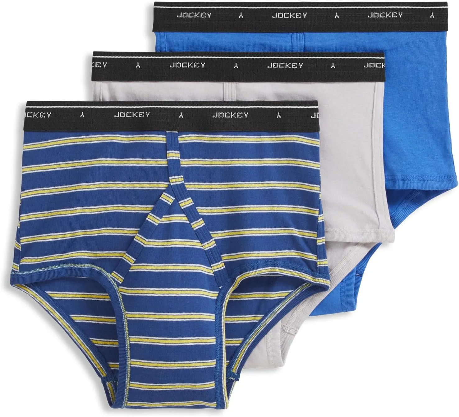Jockey Mens Underwear Briefs - Classic Full Rise Design, Pack of 3 - Authentic Mens Underwear for Comfort and Quality
