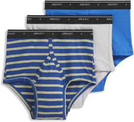 Jockey Mens Underwear Briefs - Classic Full Rise Design, Pack of 3 - Authentic Mens Underwear for Comfort and Quality