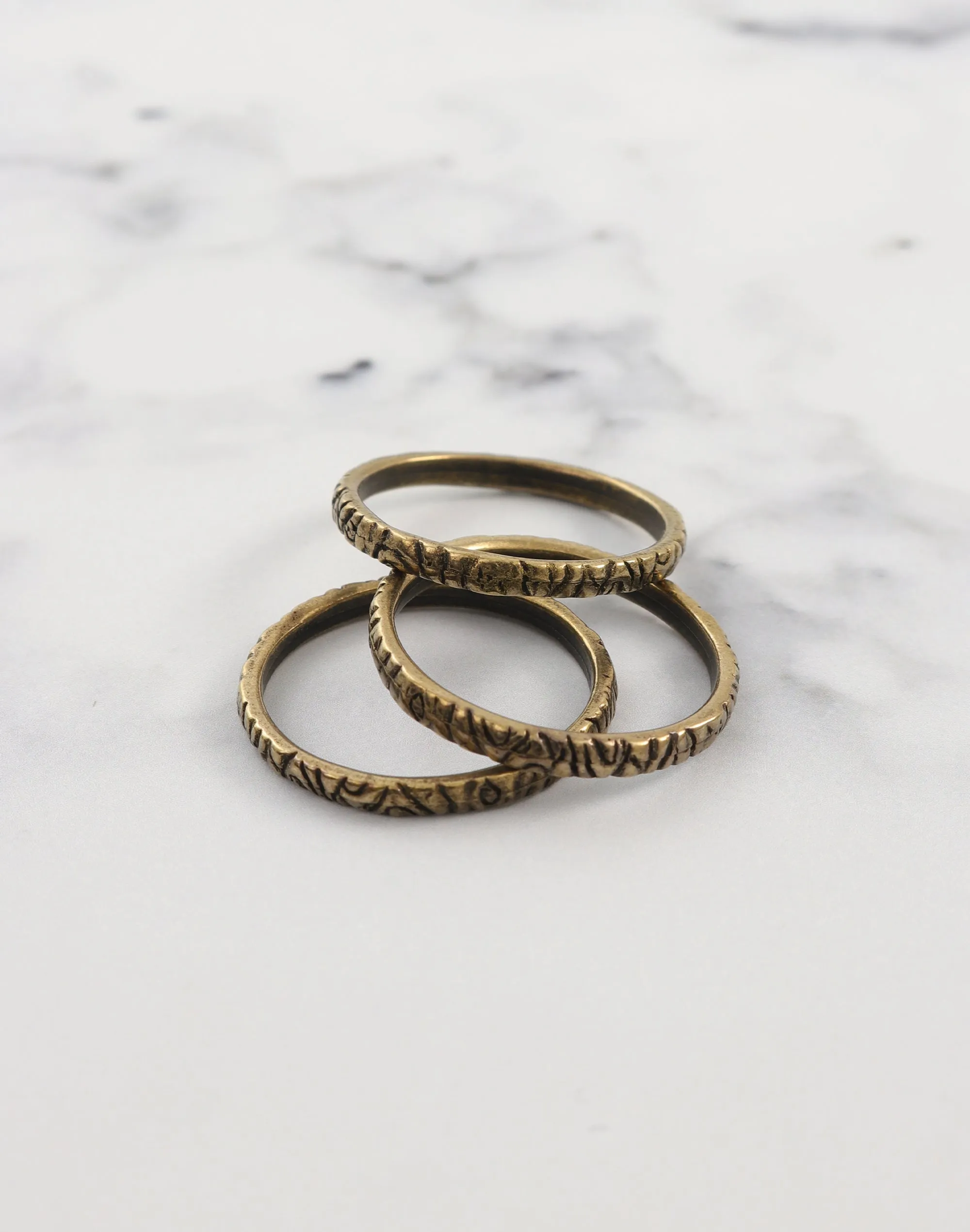 Paisley Ring, Size 8, (3pcs)