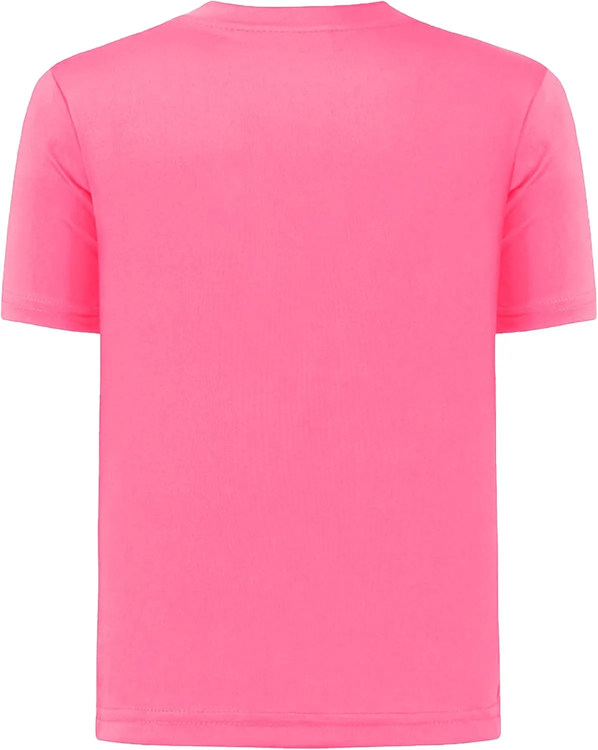 QBK 2T to Youth Neon Shirt Kids UPF 50  Dry Fit Athletic Short Sleeve T Shirts for Boys and Girls