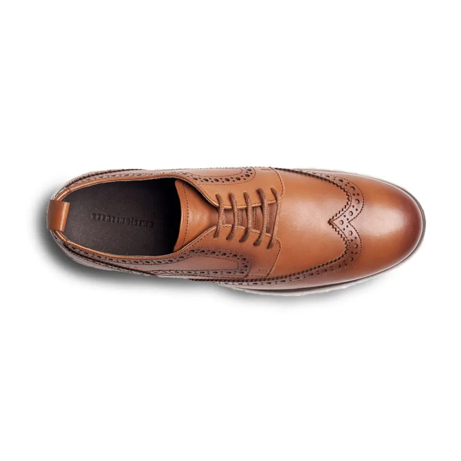 Tan Luxe Wing Tip