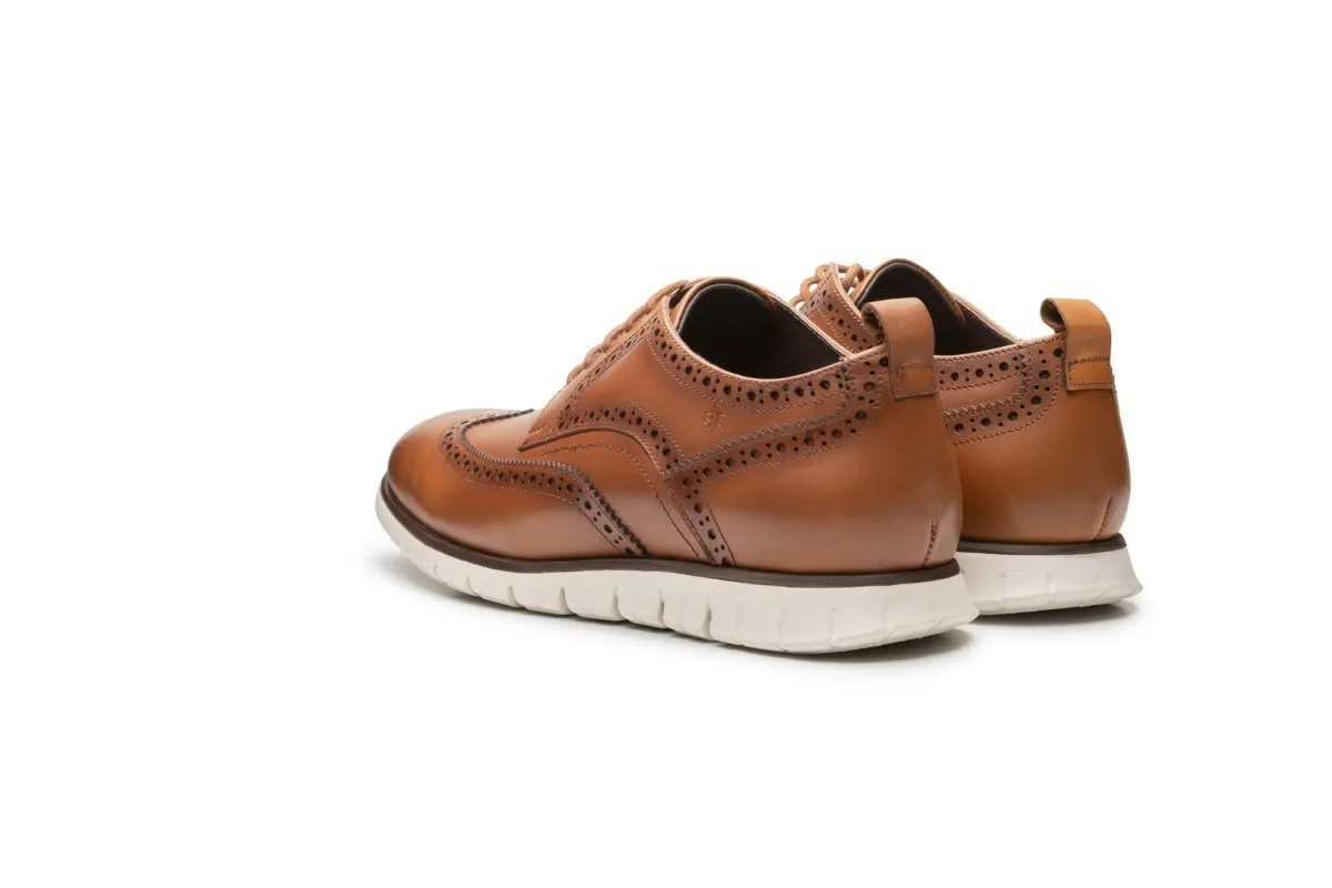 Tan Luxe Wing Tip
